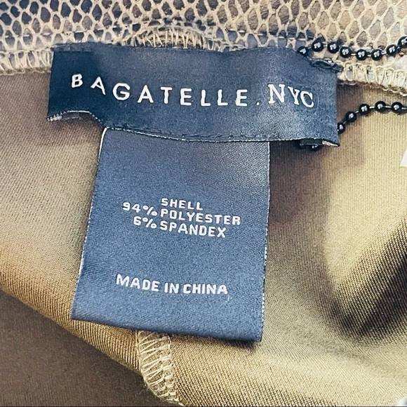 Bagatelle NYC faux suede python leggings - Picture 5 of 12
